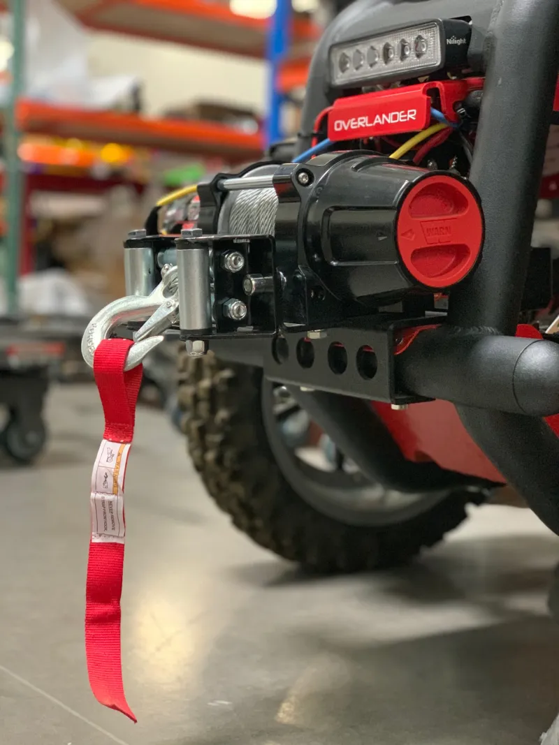 Warn Winch with Mount, Battery and Charger