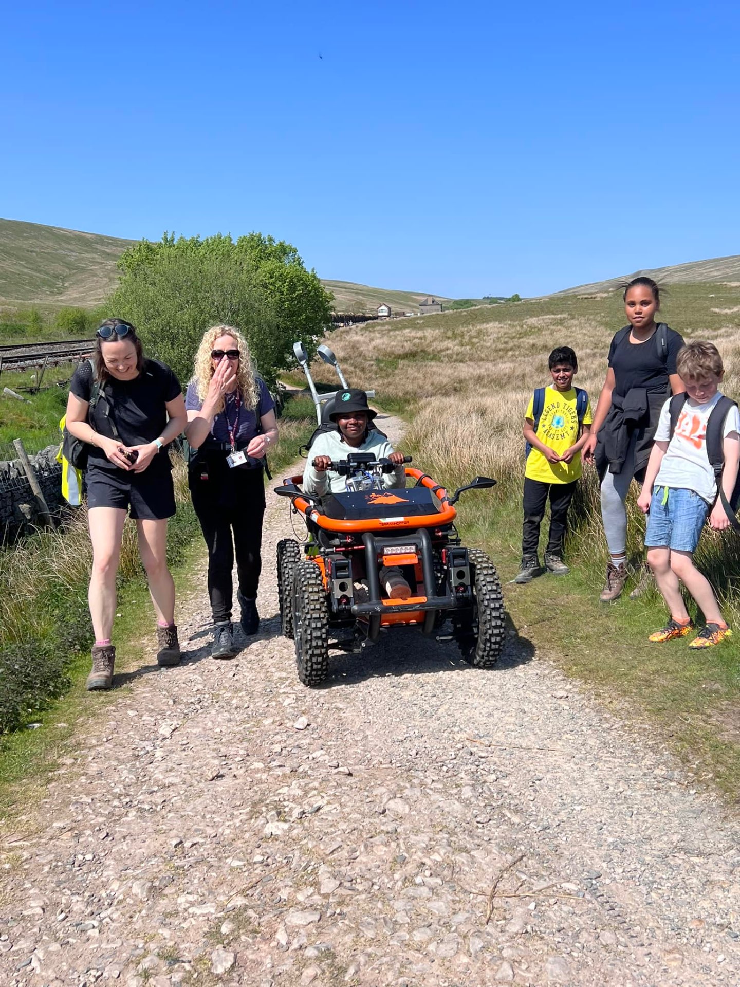 Group on a school trip