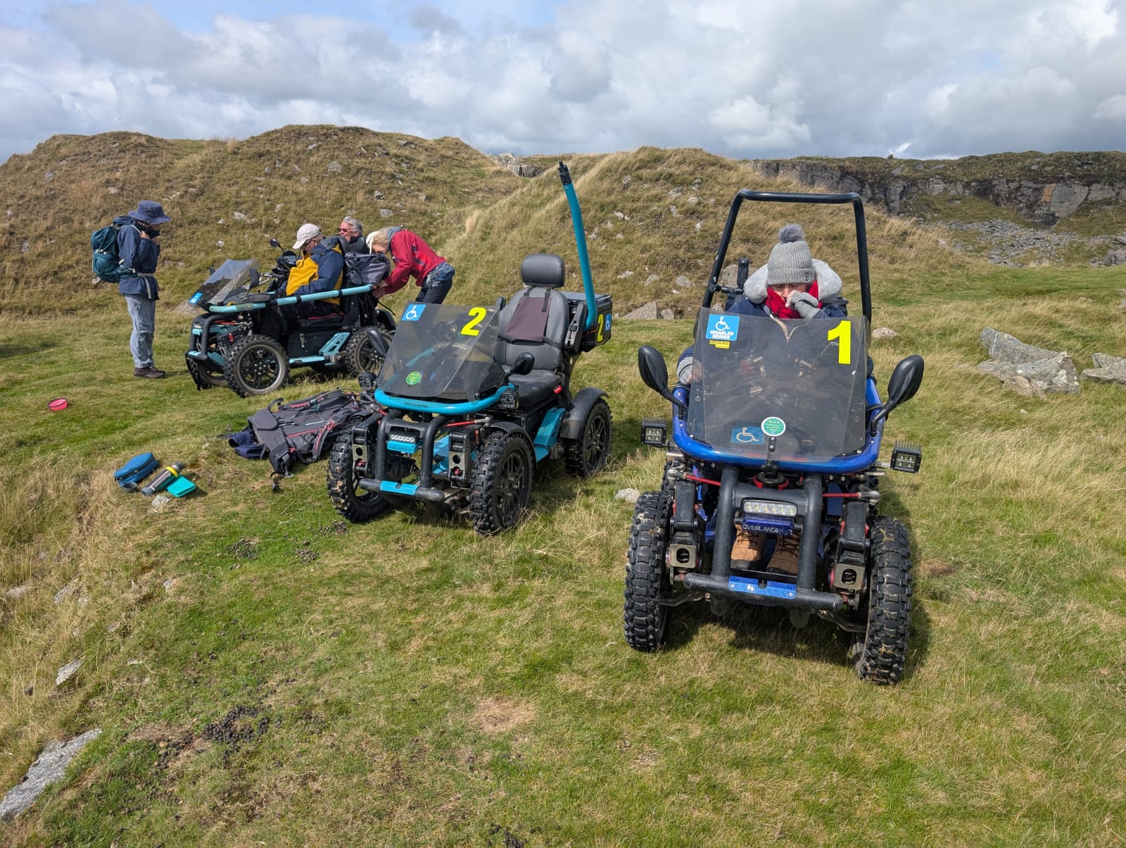 TerrainHopper out on the terrain